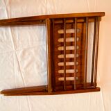 Foldable wooden magazine door