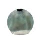 Mid-century modern blue ceramic solifleur vase, France 1970