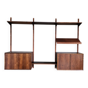 Système d'étagèresmurales - palissandre