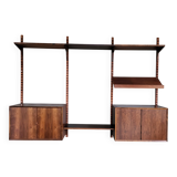 wall shelf system by Poul Cadovius in rosewood