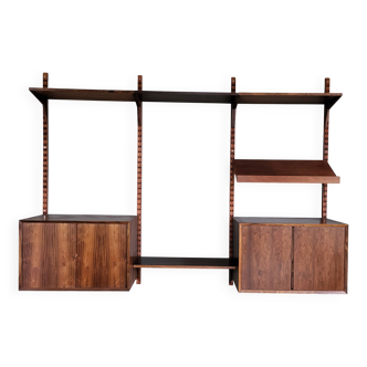 wall shelf system by Poul Cadovius in rosewood