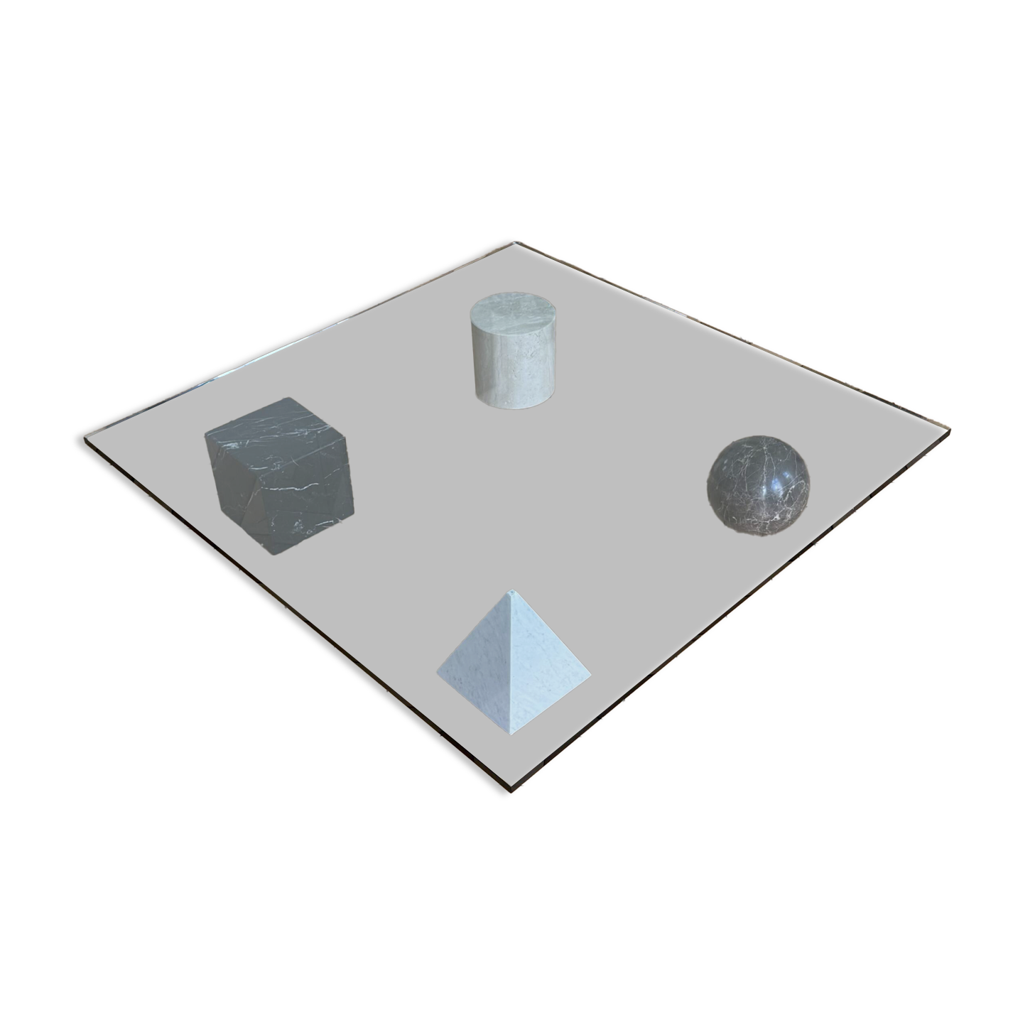 Table basse "Metafora", Lella et Massimo Vignelli, 1979