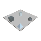 Table basse "Metafora", Lella et Massimo Vignelli, 1979