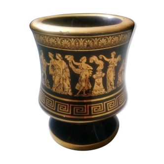 Vase Grèce main faite 24k or ST