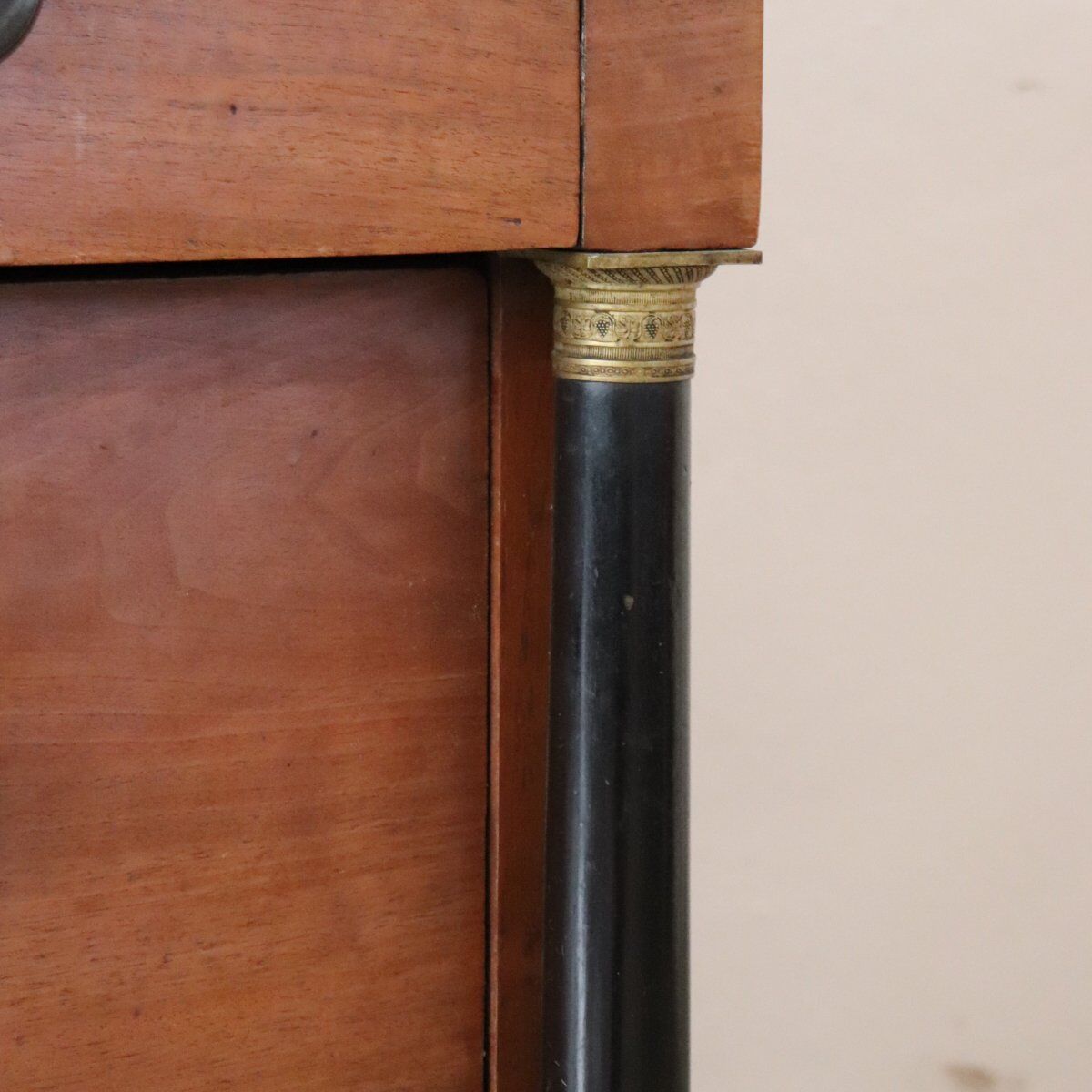 Antique Solid Walnut Chest Of Drawers, Italy Early 19th Century