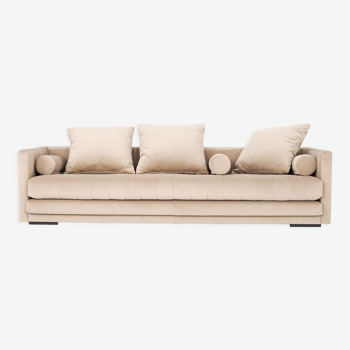 Sofa kopenhaga beige velour, scandinavian design