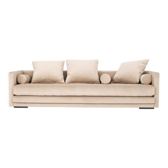 Sofa kopenhaga beige velour, scandinavian design