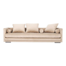 Canapé kopenhaga beige velour, design scandinave