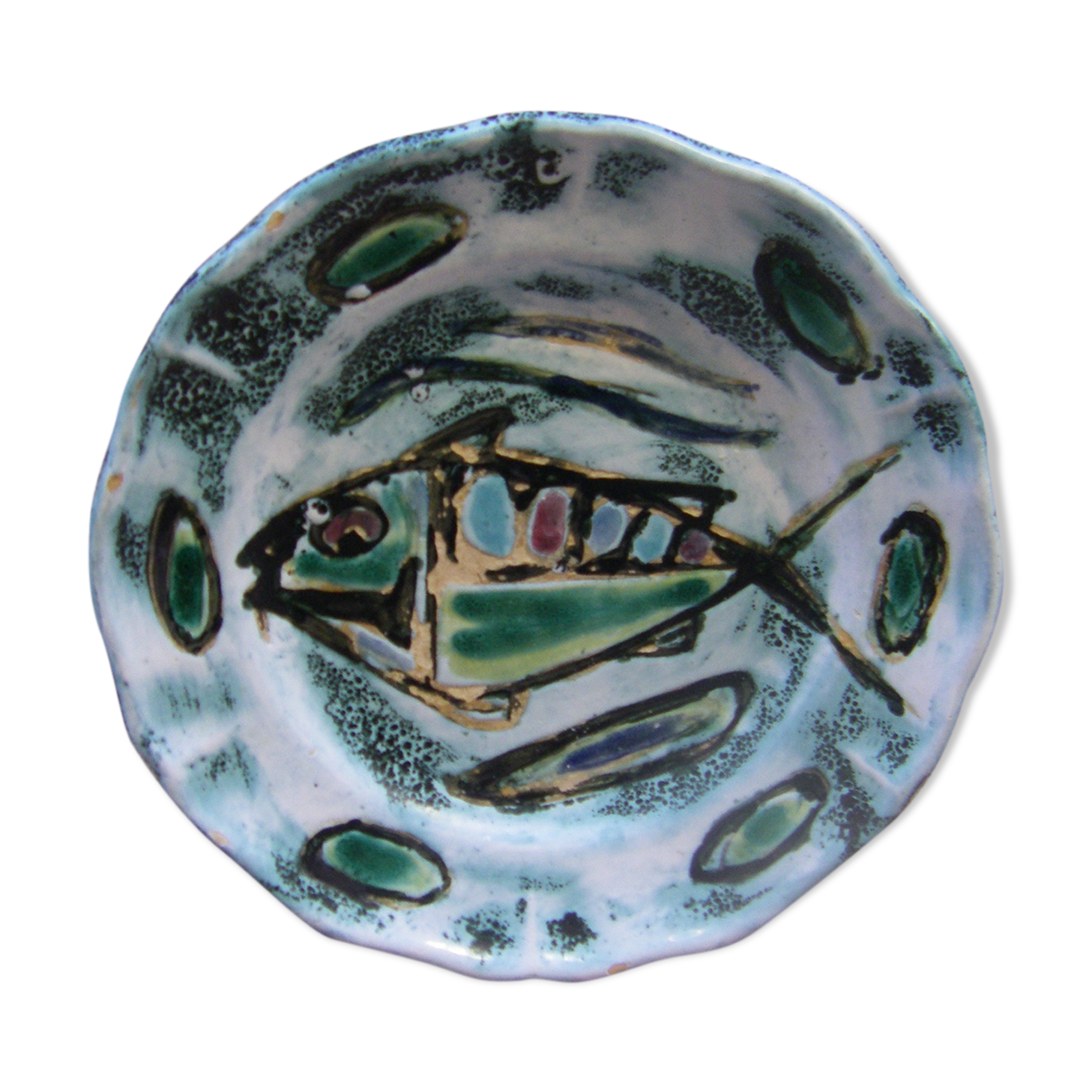 Ceramic plate from Vallauris