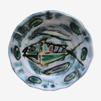 Ceramic plate from Vallauris