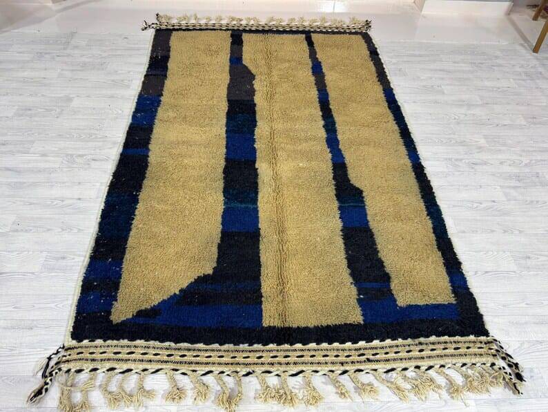 Large handmade wool rug