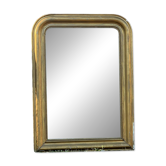 Large Louis-Philippe gilded mirror, mercury glass 76x104cm
