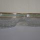 Lot of 8 old dessert cups with granite contour and gilded edges - vintage - 60s