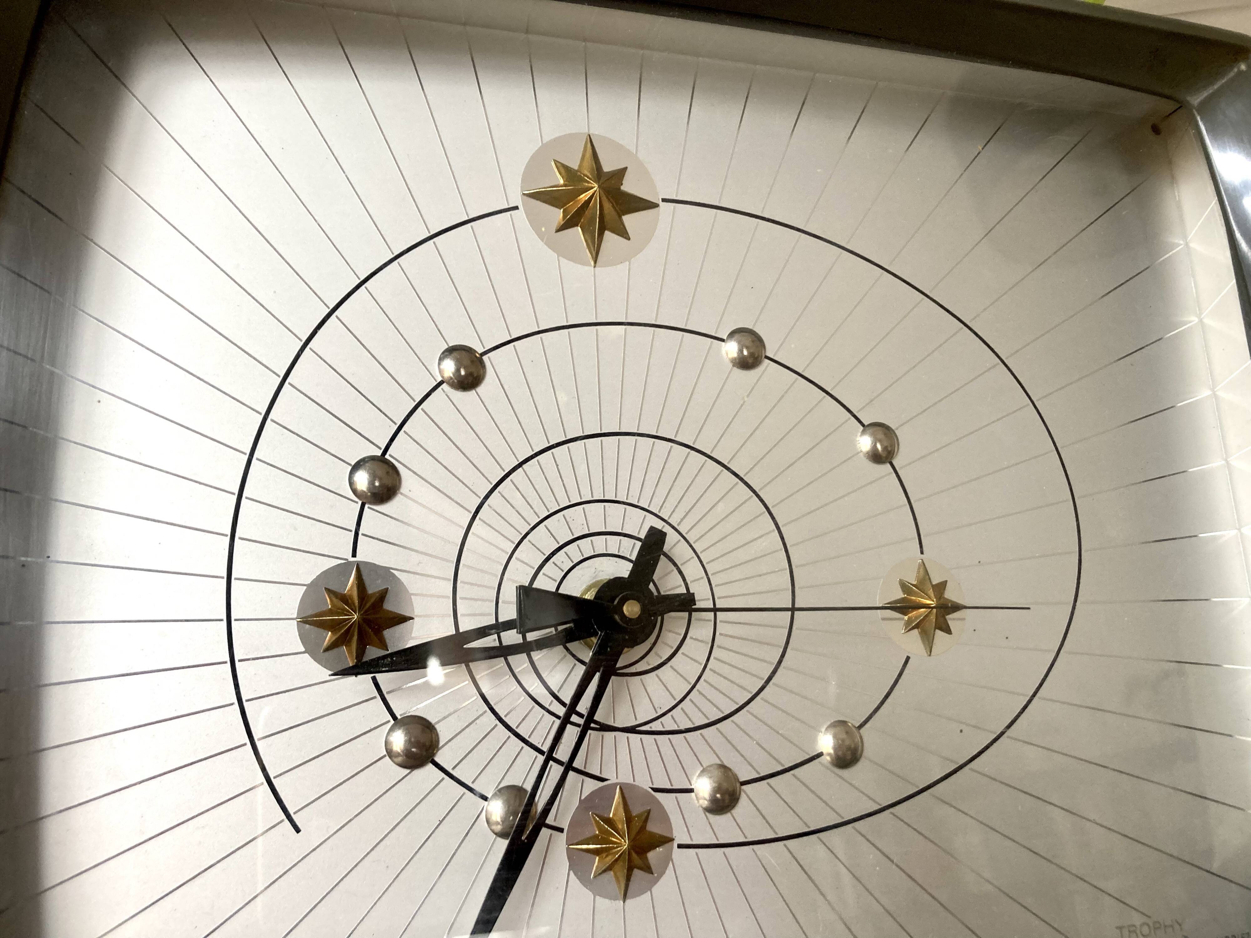 Vintage Wall Clock Ortf Trophy