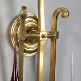 Applique en laiton doré d'époque Art déco