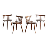 Set of Four Mid Century Vintage Mira Nakashima Dining Chairs, 1960s