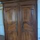 Armoire époque style Louis XV -Louis XVI en noyer