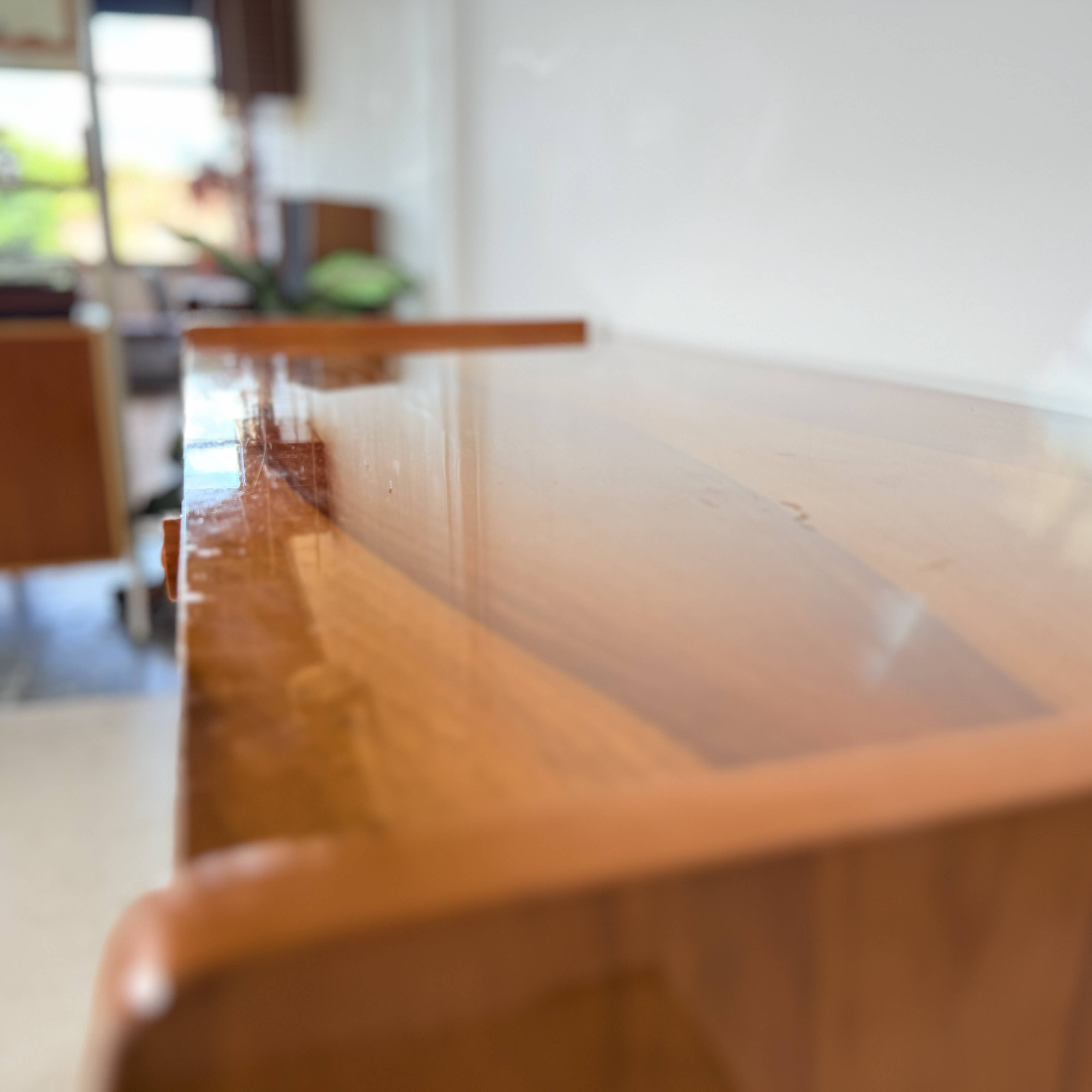 Vintage sideboard/television stand, high-gloss walnut, Bilea