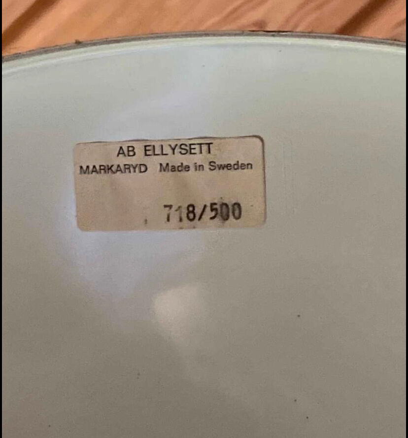 Scandinavian hanging lamp by Hans Agne Jakobsson for Markaryd AB Ellyset