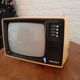 Télévision vintage minivox jaune