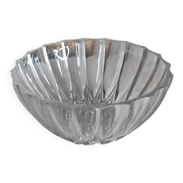 Bol en verre taillé