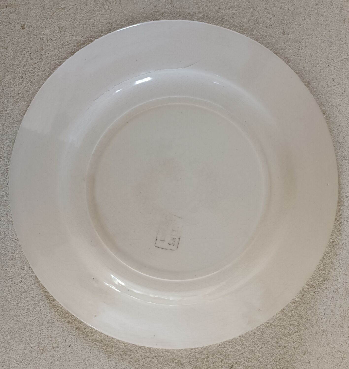 2 dishes and 1 plate iron earth Salins