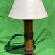 Antique wallpaper print roller lamp