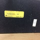 Brass and black lamp foot