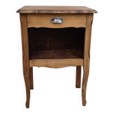 Vintage wooden bedside table