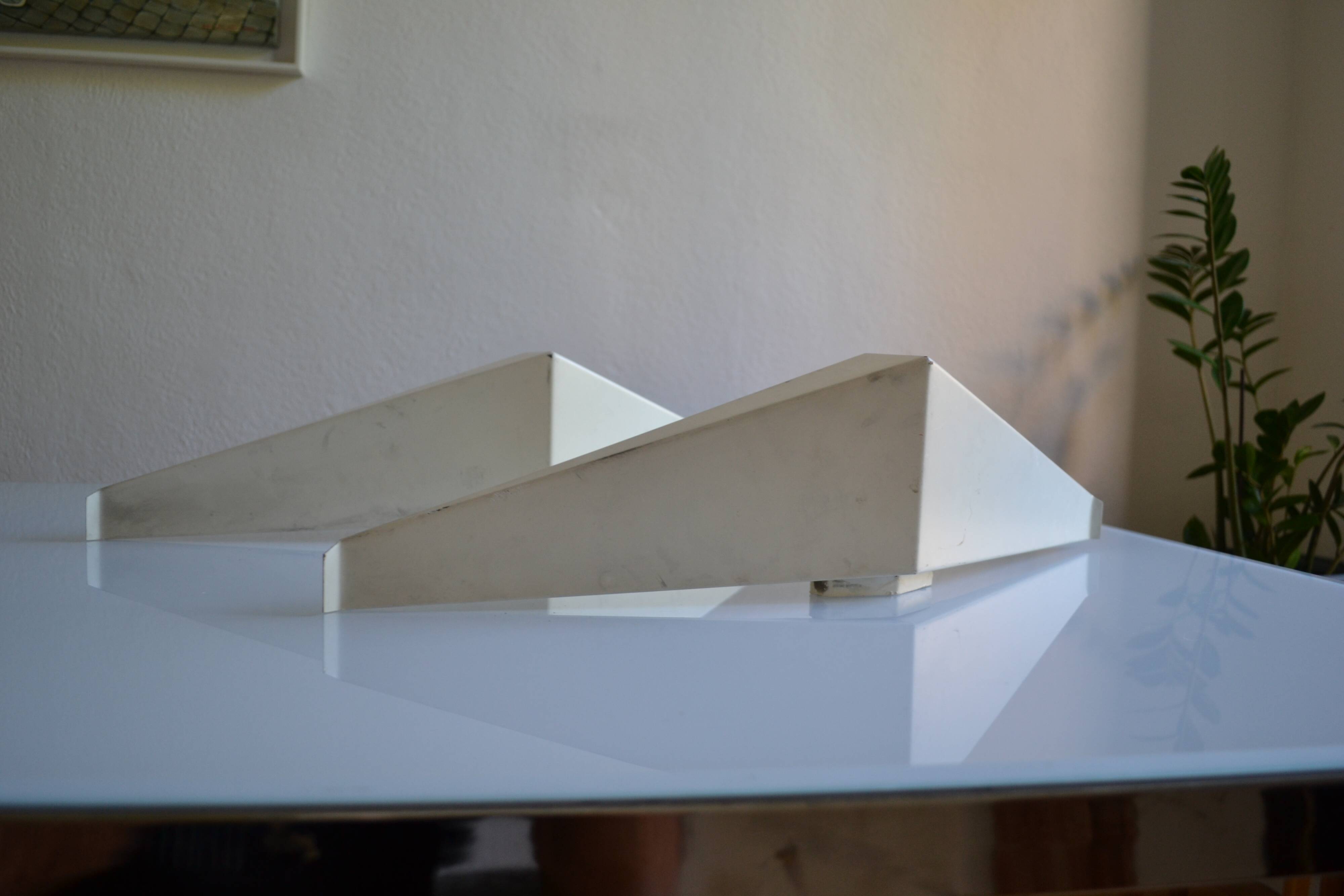 Pair of modernist reconstruction wall lamps