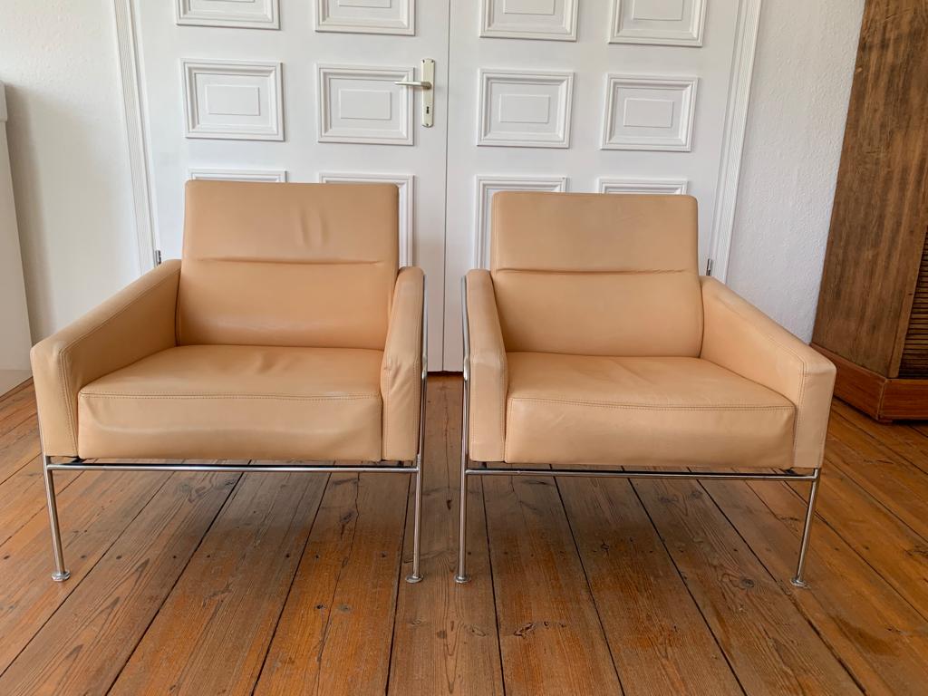 Arne Jacobsen Airport Chairs for Fritz Jansen 60s