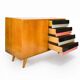 Original U-458 cabinet designed by Jiří Jiroutek in 1958 -  Black & Pink