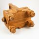 Indian wooden elephant pot cache 40s