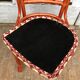 4 chaises bambou et cuir Roche Bobois 1960