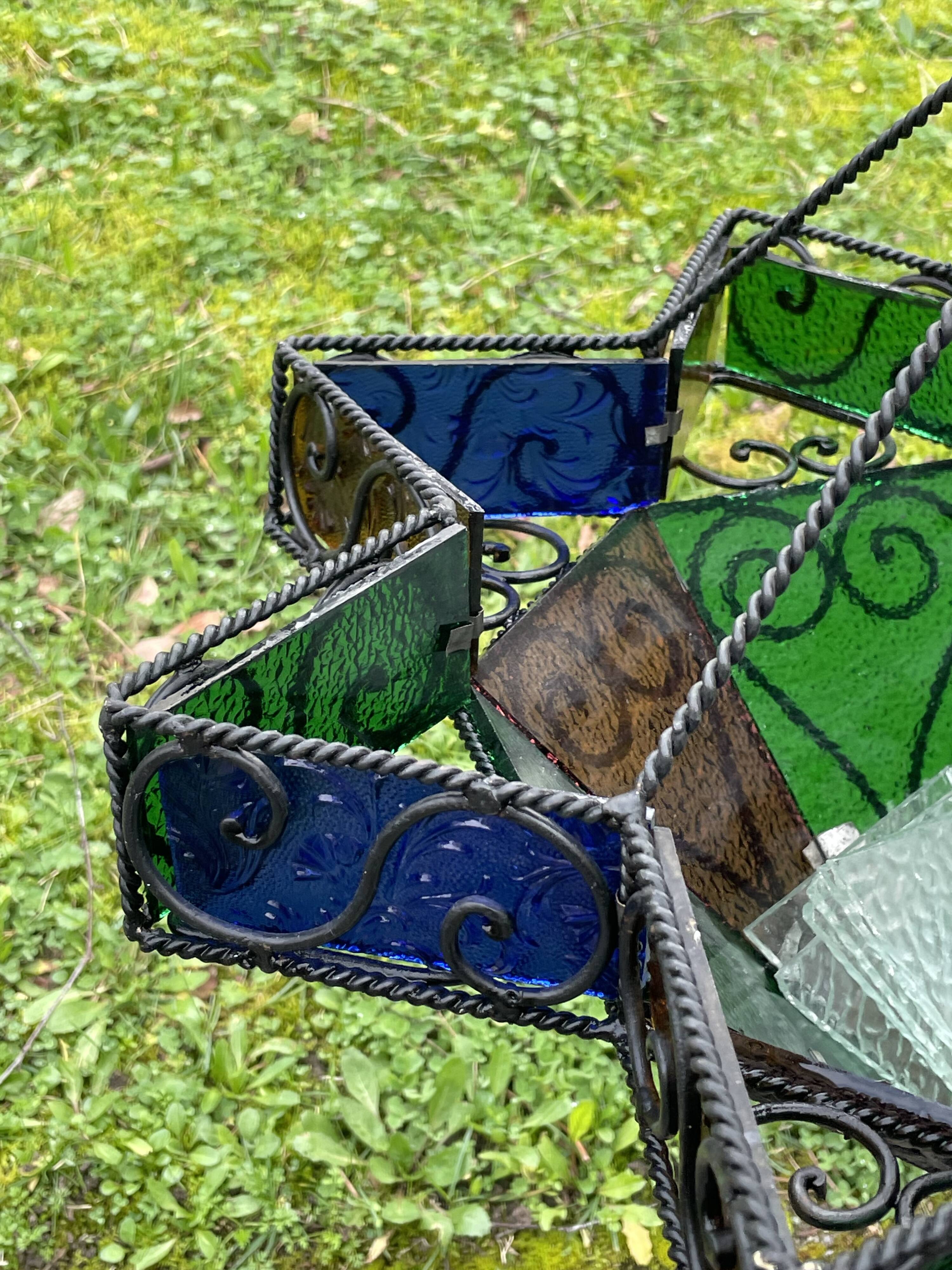 Oriental star chandelier from the 70s