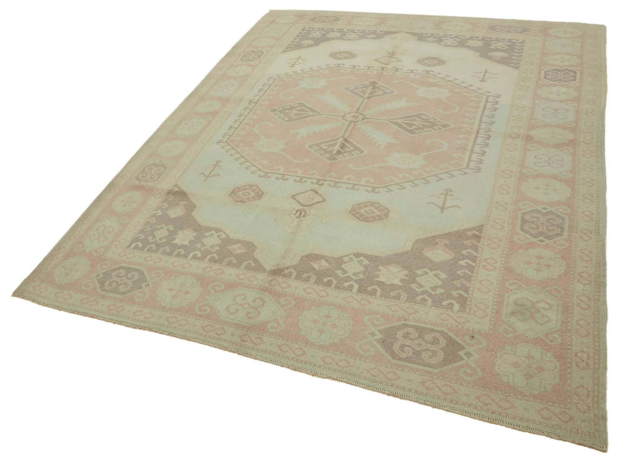 Turkish Vintage Anatolian Rug 221 cm x 300 cm