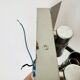 Set of 2 Austrian Ice Glass Wall Lamps by J.T. Kalmar