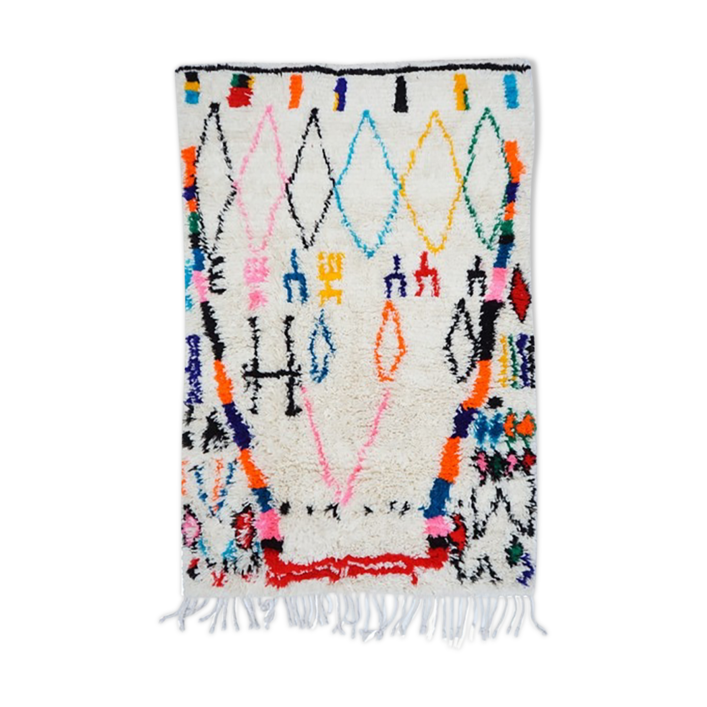 Colorful Berber carpet 176x125cm