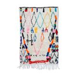 Colorful Berber carpet 176x125cm