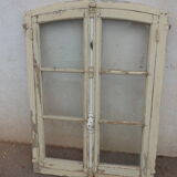 Arched window with its frame