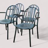 4 Mallet Stevens garden armchairs (1886-1945)