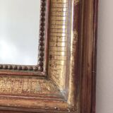 High Quality Antique Louis Philippe Giltwood Mirror France Late 19th Centur