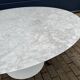 Original round dining table Knoll Tulip (152cm) Carrara