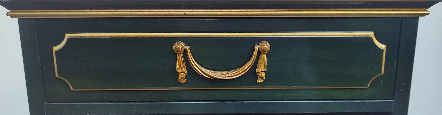 Pair of bedside tables stamped "m.Hirch"