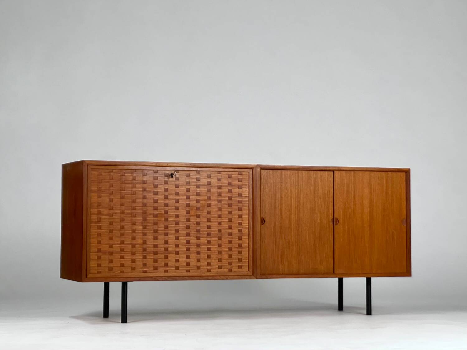 Mid-century teak sideboard Cadovius Danish 60s vintage teak wood