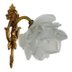 Glass paste flower applique