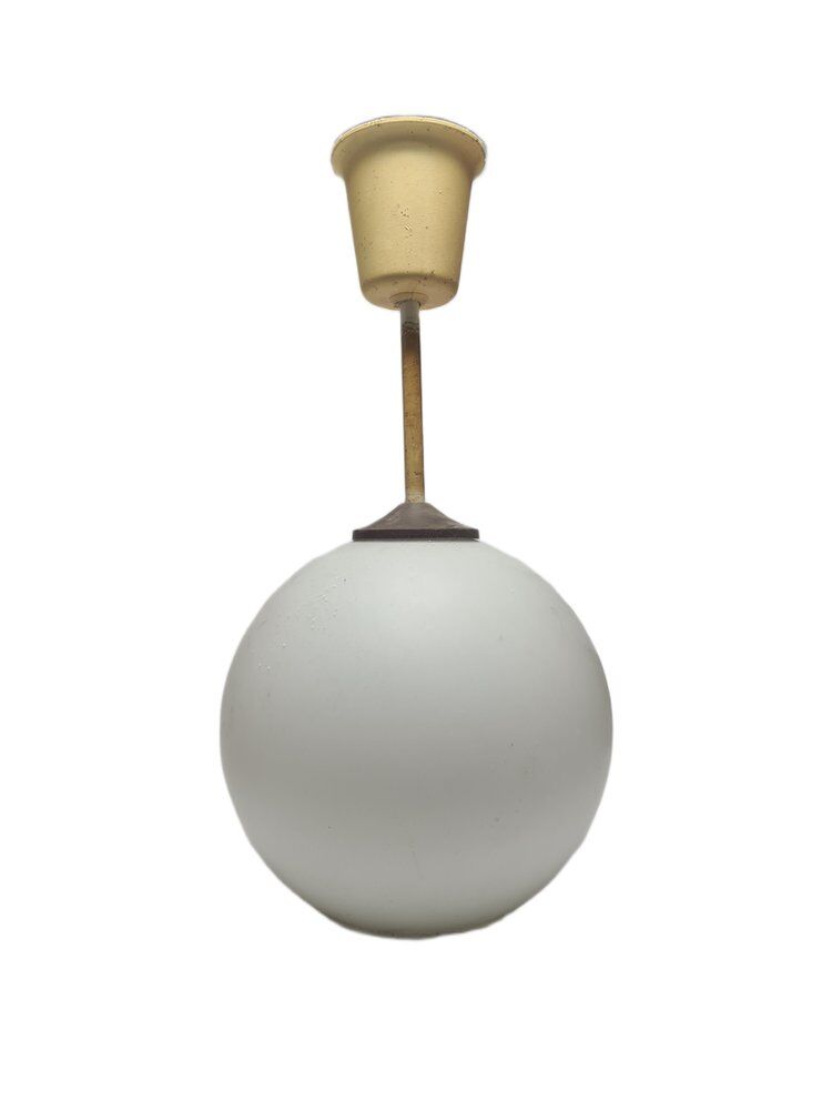 Vintage communist pendant lamp, Poland, 1970s