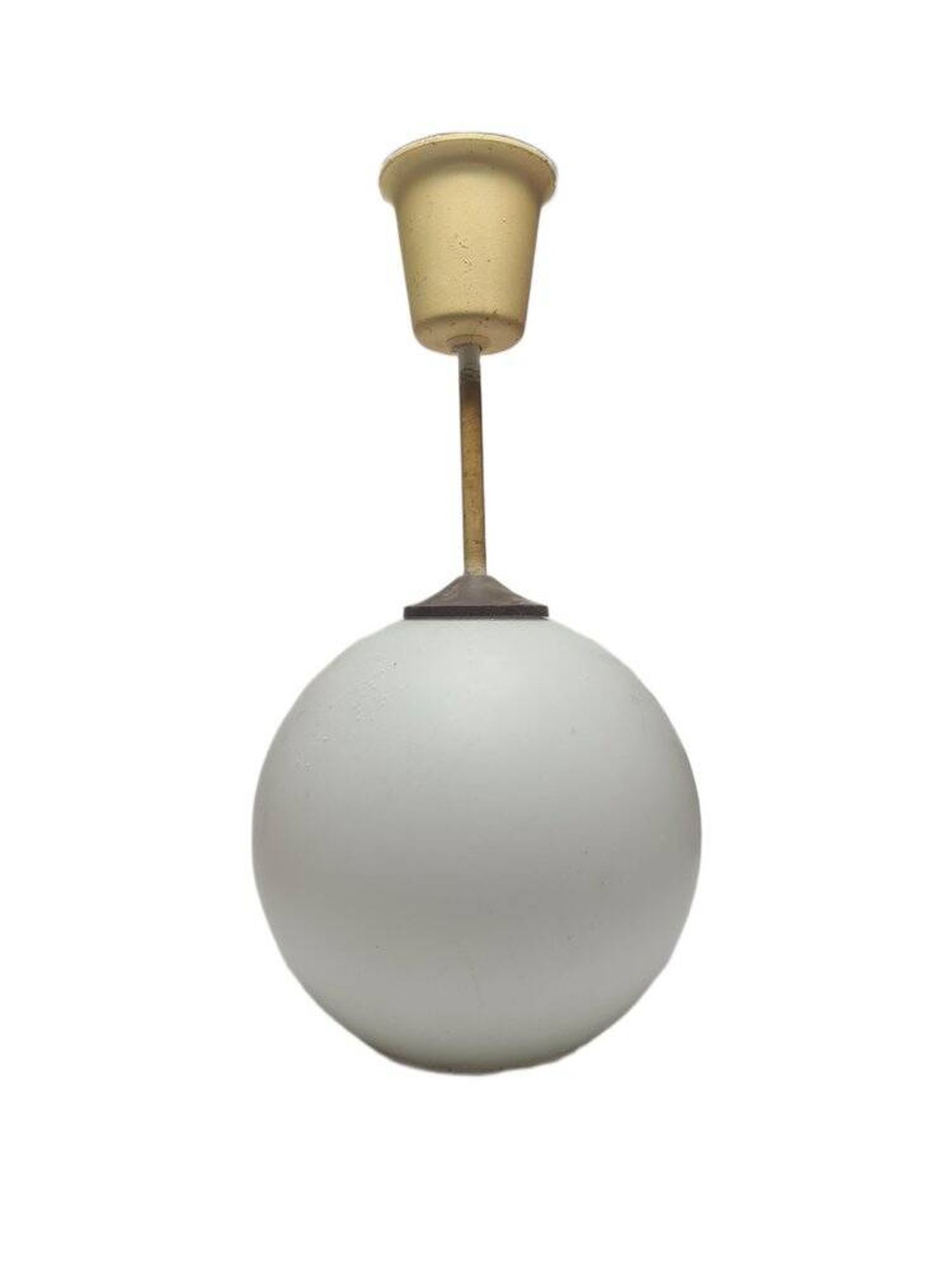 Vintage communist pendant lamp, Poland, 1970s