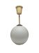 Vintage communist pendant lamp, Poland, 1970s