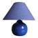 Blue Klein ceramic bedside lamp